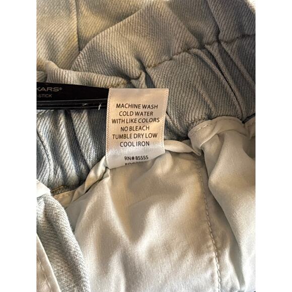 PISTOLA Paper Bag Waist Cooper Blue Denim Pull-on Shorts Size Small - Picture 9 of 9